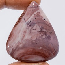 100 Natural Red Agate Pear Shape Cabochon Gemstone 64 Ct. 40X35X5 mm EE-51158