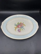 Homer Laughlin Eggshell Georgian Blue Serving Platter 1950 13” Oval Serving Dish