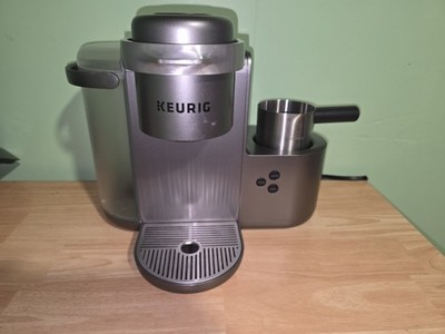 Keurig K-Cafe Special Edition K84 Pod Coffee Latte Cappuccino Maker Silver Gray