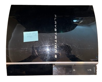 Sony PS3 Fat Lady CECHL04 80GB Konsole Schwarz Ersatzgerät voll Funktionsfähig