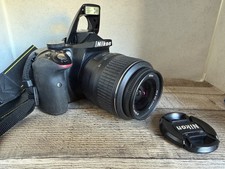 Nikon D3300 DSLR 24.2 MP HD 1080p Camera With 18-55mm Lens Black Kit TESTED