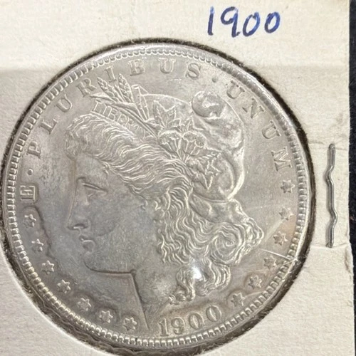 Morgan Silver Dollar Lot 1900 $1 Coins Liberty Eagle Reverse 0.9 Fineness