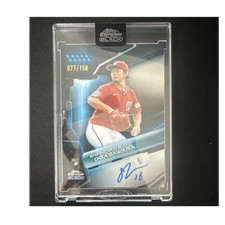 Topps 2026 Chrome Black Shinnosuke Ogasawara Autograph Rookie /150 Nationals