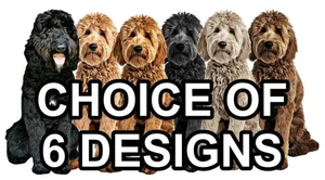 Goldendoodle Self Adhesive Dog Sticker