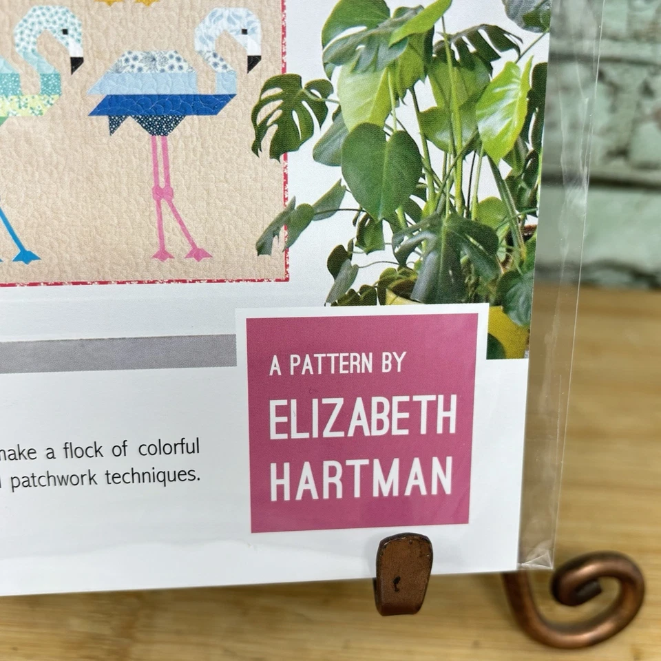 FLORENCE FLAMINGO Quilt Pattern by Elizabeth Hartman 2 Sizes Chart Fabric Strips - Image 4 of 4