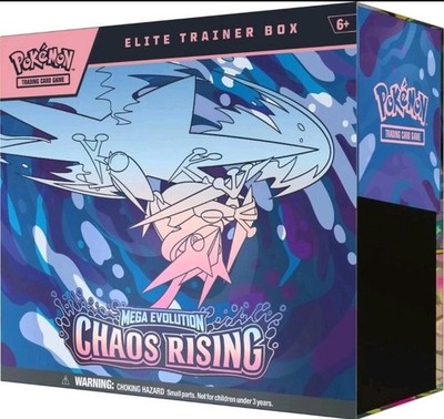 Pokemon Chaos Rising Elite Trainer Box Factory Sealed ETB FREE SHIPPING