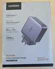UGREEN 200W USB C Charger Nexode 3C1A 4-Port Fast Plug GaN