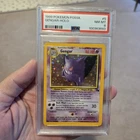 Pokémon Card - Gengar Fossil Holo Rare 5/62 WOTC - PSA 8