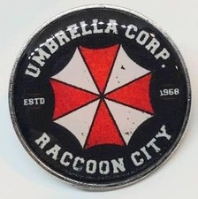 Umbrella Resident Evil Round Pin Brooch Pins Badge