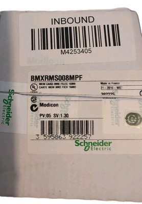 Schneider Modicon BMXRMS008MPF M340 8 MB