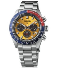 Seiko Prospex Speedtimer SSC947 SOLAR Orange Dial Display Chronograph Classic 11