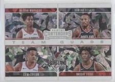 2019 Contenders Team Quads Cracked Ice 11/25 Nassir Little CJ McCollum #25 7y2