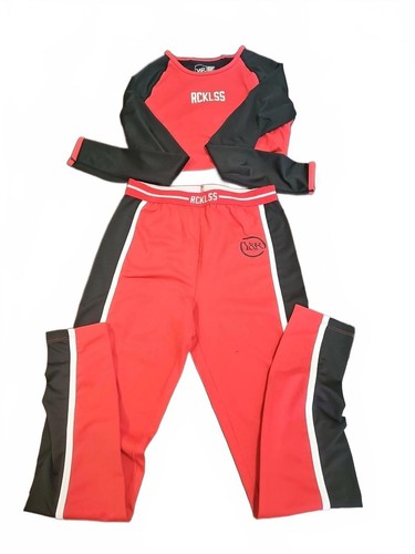 Young & Reckless 2 piece gym set size M Top L Bottoms