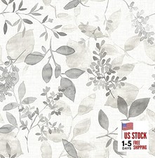 NUS3144 Breezy Peel Stick Wallpaper, Grey