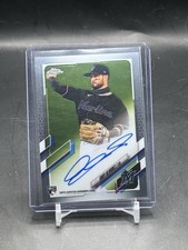 2021 Topps Chrome #RA-EA Eddy Alvarez Rookie Autographs Auto Marlins (MS)