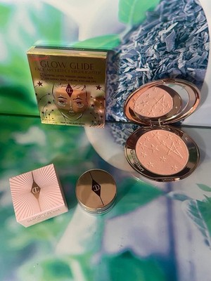 Charlotte Tilbury Glow Set   Full Size Highlighter & Magic Cream Luxus