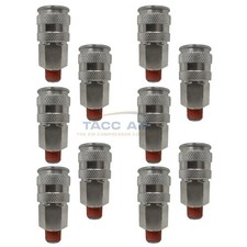 10 PC Universal 1/4" Male NPT Air Compressor Hose Quick Connect Coupler Socket