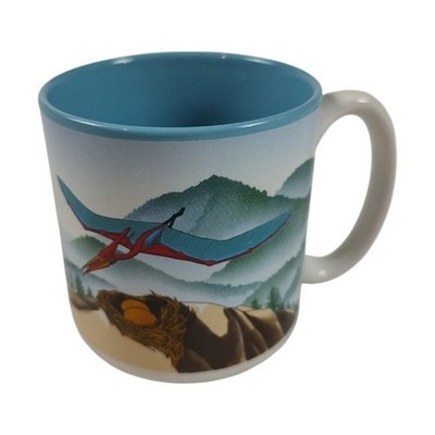 Smithsonian Institution Pterosaur Dinosaur Mug 1988 Vintage