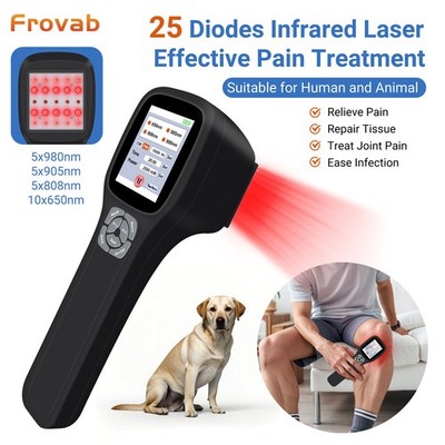 2500mW Cold Laser Therapy Device Red Light Infrared Pain Relief for Humans Pets