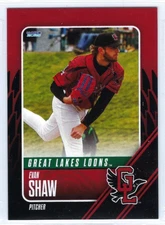 2025 Great Lakes Loons (Class A-Los Angeles Dodgers) Evan Shaw