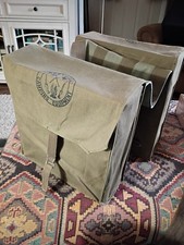 Vintage Boy Scout BSA Official Camping Equipment  Bicycle Saddlebags RARE