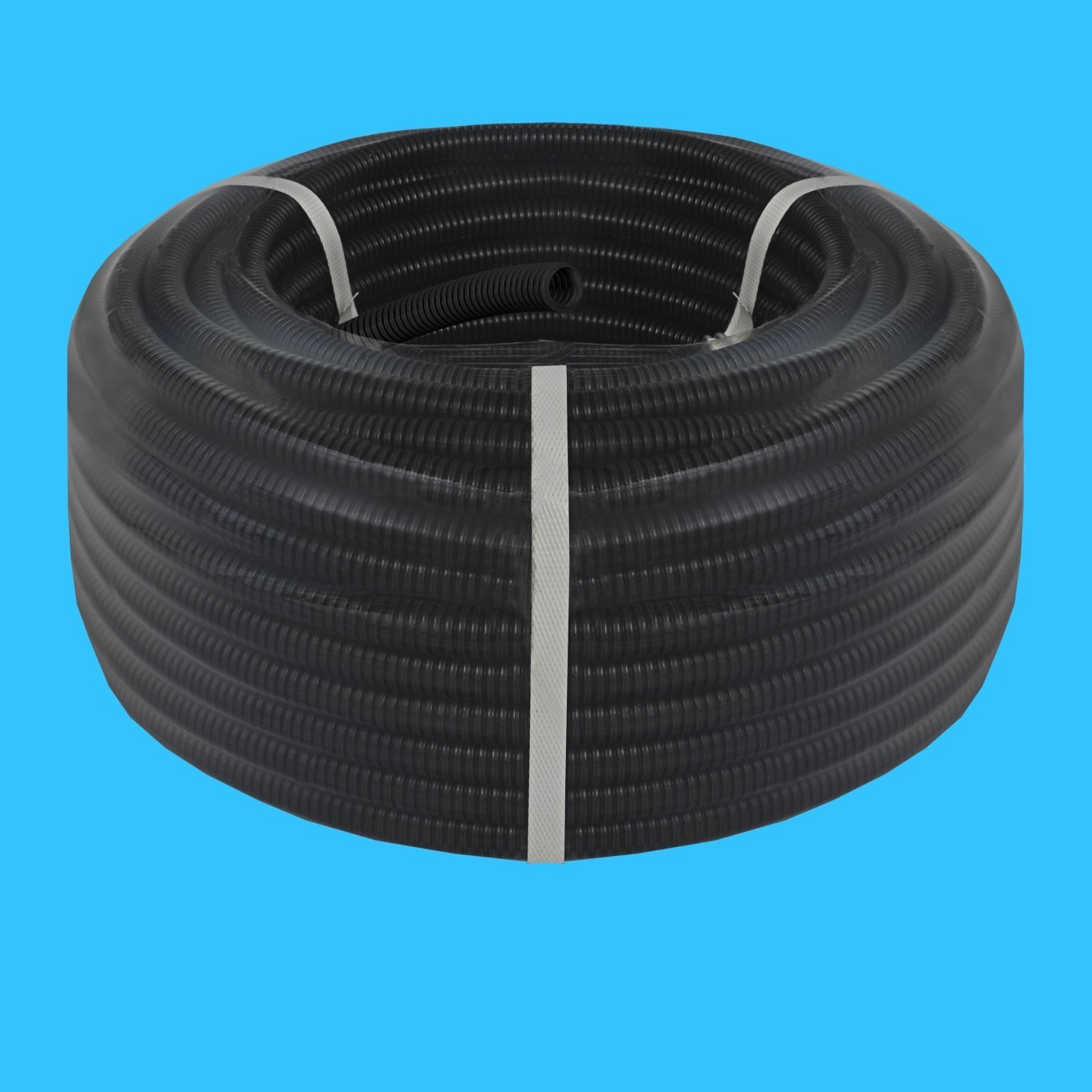 750N 20/14 EKO Corrugated Pipe Flexible Black Resistant to 68167