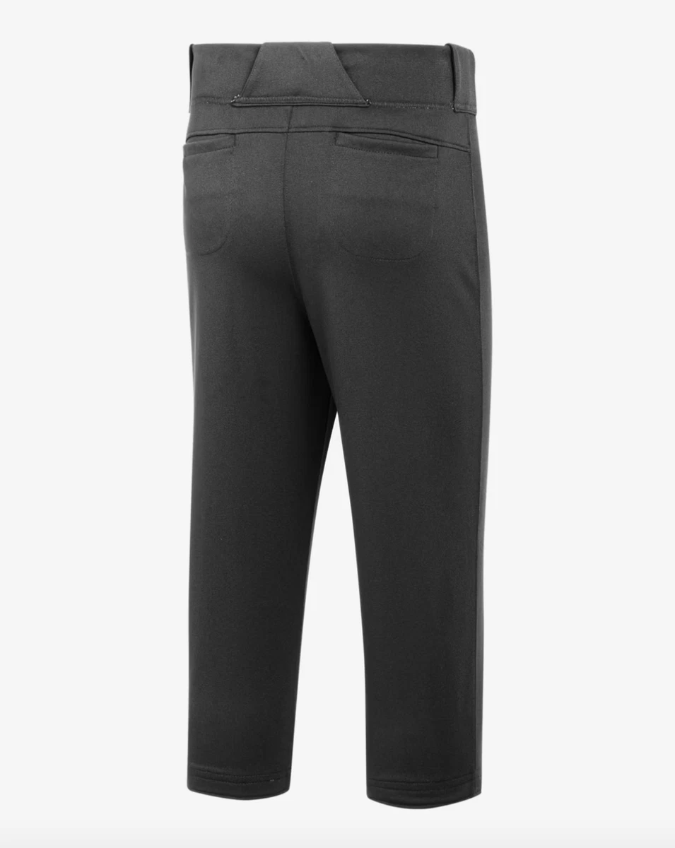 Nike Big Kids Mädchen Medium Stock Softball Hose FB7153 schwarz Dri-FIT