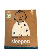 NEW HAPPIEST BABY SLEEPEA 5-SECOND SWADDLE SIZE S 0-2 MONTHS 5-12 Lbs Planets