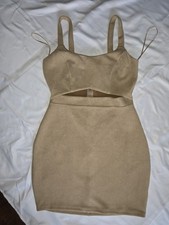 Tan Faux Dress