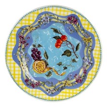 Four Tracy Porter The Home Collection Buttercup 12" Dinner Plates