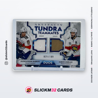 2019-20 UD Artifacts Aleksander Barkov/Aaron Ekblad Tundra Teammates /199