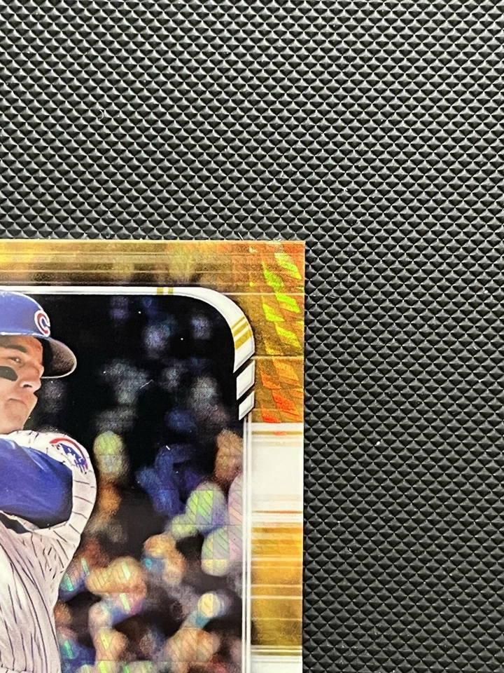 Bowman Chrome National Card Show Anthony Rizzo Gold Refractor 2019/50 Cubs SP Foto 3 de 4