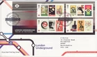 GB Stamps First Day Cover London Underground MS, transport Poster train SHS 2013
