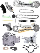Engine Oil Pump,Timing Chain Kit,Water Pump Compatible with 1997-2009 for Ford