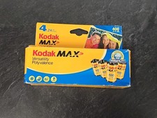 Kodak Max 400 Speed 4 x 24 Exposure Versatility 35mm Film Expired 01/2009, NOS
