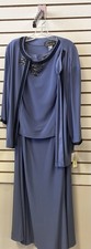 Alex Evening 2PC Formal A-Line Dress W /Sleeveless Bodice  Coordinating Jacket