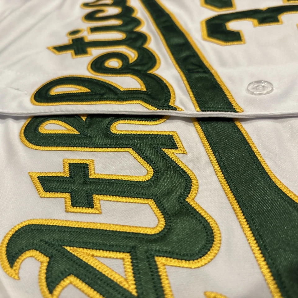 Camiseta deportiva Jose Canseco Oakland Athletics para hombre XL NUEVA CON ETIQUETAS 1989 Home blanca retro A’s Foto 3 de 4