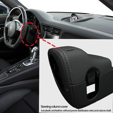 Porsche 911 991 991.2 981 982 718 Cxx Leather Steering Column Cover Any Color Porsche 911 991 991.2 981 982 718 Cxx Leather Steering Column Cover Any Color