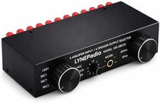 Speaker Switch Selector Box 4 Input 2 Output 300W