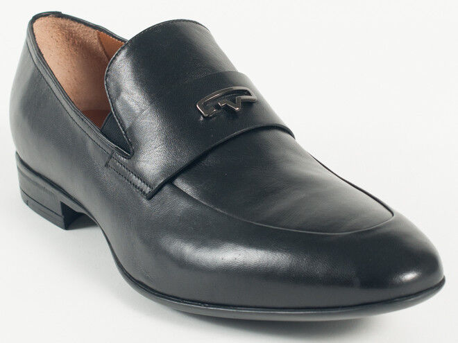 New Vittorio Virgili Black Made in Italy Leather Shoes Size New Vittorio Virgili Black Made in Italy Leather Shoes Size