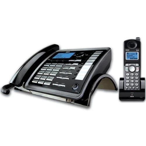 RCA Black Cordless Home Telephones & Handsets 1 Handsets