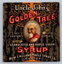 Product Label Uncle John's Golden Tree Maple Syrup