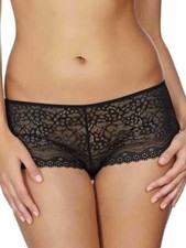 b.tempt'd by Wacoal b.enticing Allover-Lace Boyshort Black L, XL 945237