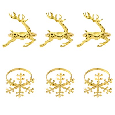 6 Pcs Kitz Serviettenringe Hochzeitsdekor Rattan Serviettenhalter