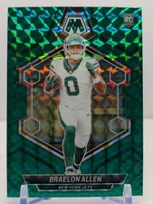 2024 Panini Mosaic - Rookies Green Mosaic #389 Braelon Allen (RC)