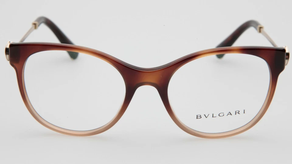 NUEVO BVLGARI 4160-B 5362 Marrón Gafas 53-19-140 B46mm Italia Foto 2 de 4