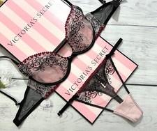 with tags Victoria s Secret LUXE LINGERIE Unlined Mesh Embroidered B G1N