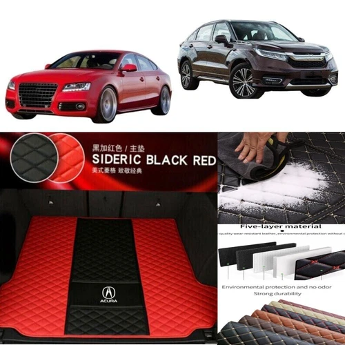 For Acura Car Mats ILX MDX NSX RDX RL TL TLX TSX ZDX Custom Carpets Waterproof - Imagen 41 de 41