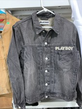 Playboy Denim Black Jacket Size M