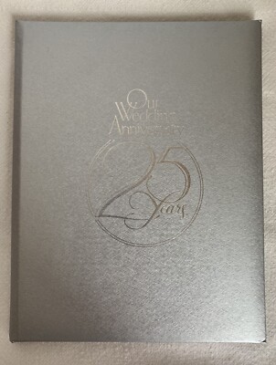 Vintage 1980 C.R. Gibson Our 25th Wedding Anniversary Keepsake Album